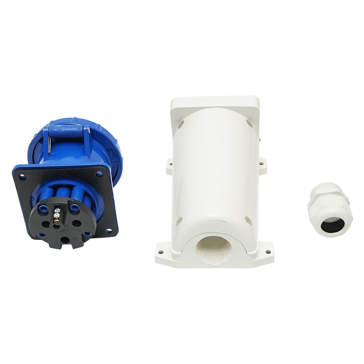 Priza industriala aparenta monofazica 63A, 250V, IP67, 6H Suntree